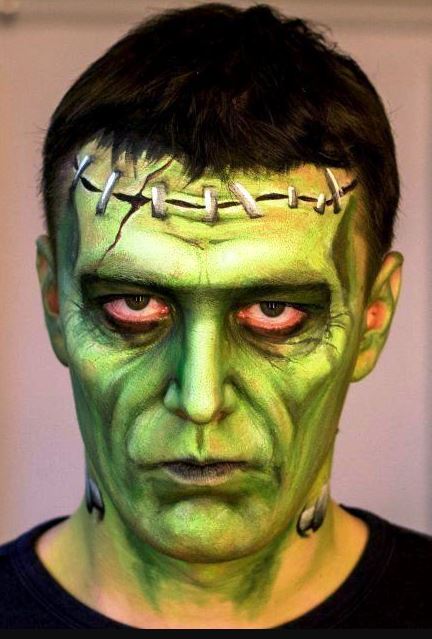 scary halloween face paint designs