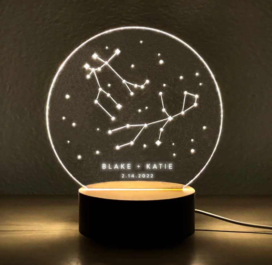 Personalized Zodiac LED Light