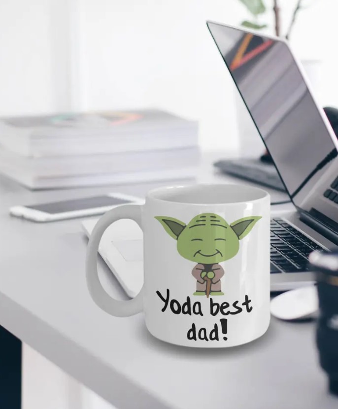 Baby Yoda Best Uncle Star Wars Ceramic Mug Gift for Fathers Day