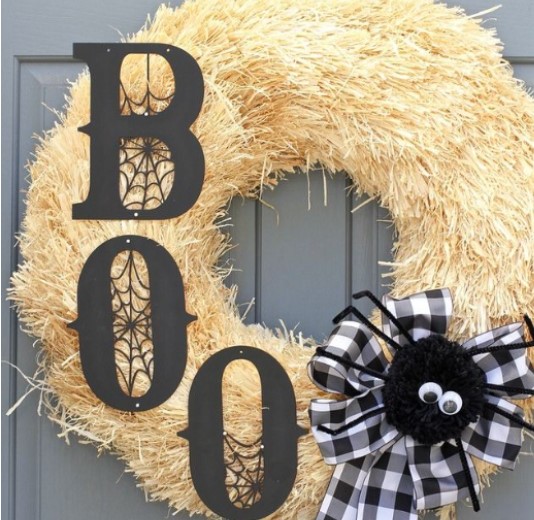 DIY Halloween Wreath