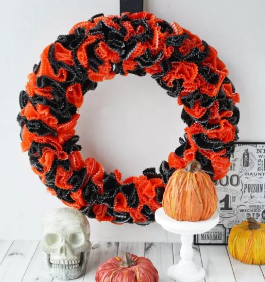 DIY Halloween Wreath