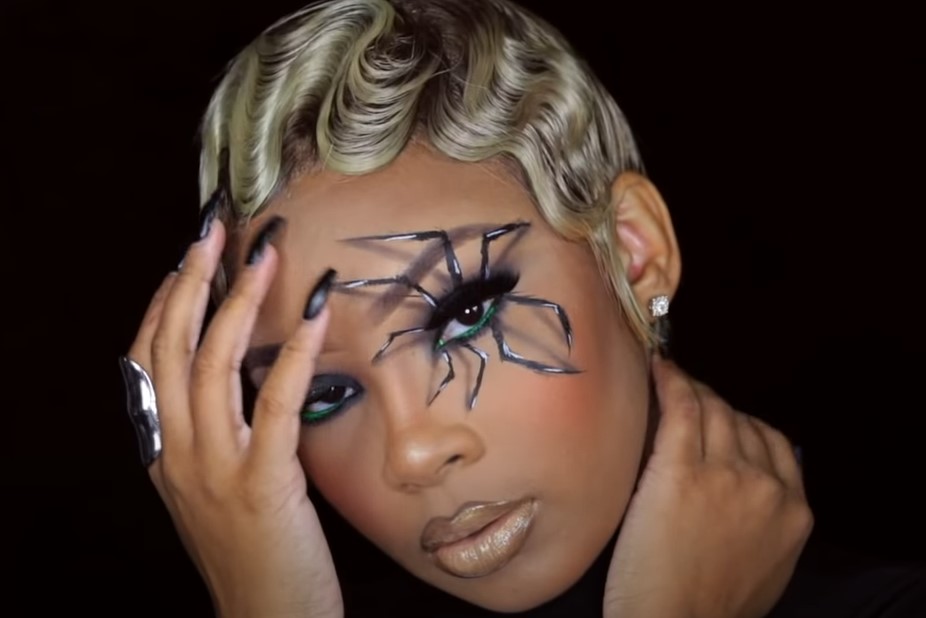 spider eye makeup