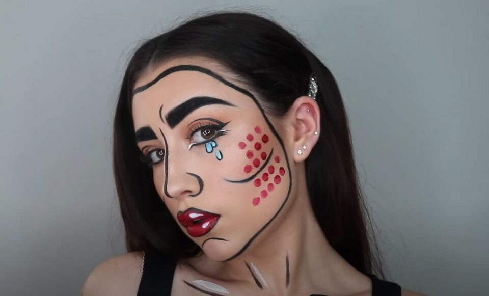 Fun & Easy Pop Art Makeup - Halloween Tutorial - Kindly Unspoken