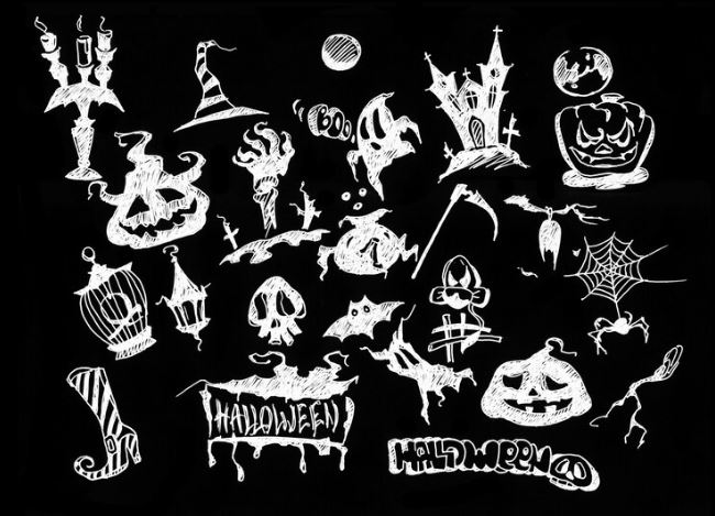 halloween doodles