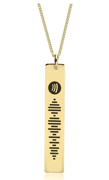 Spotify Code Necklace