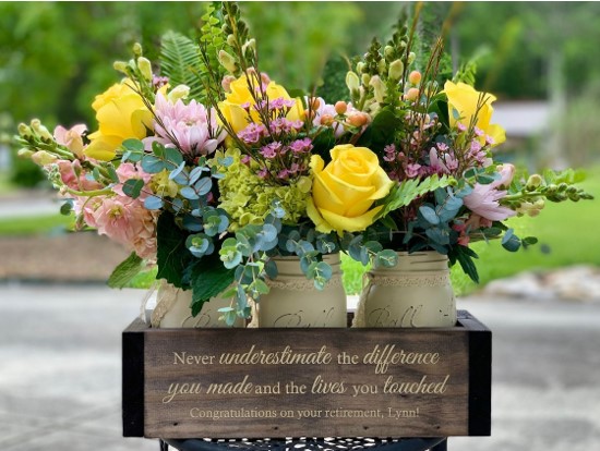 Personalized Flower Box