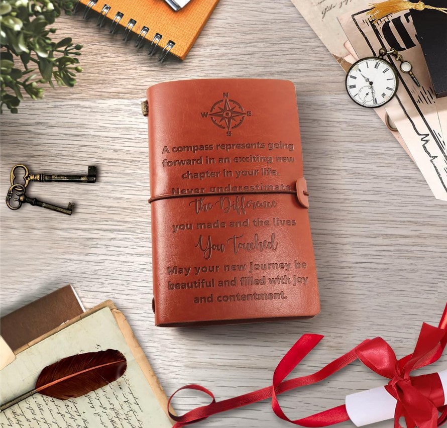 Leather Notebook for Retirement