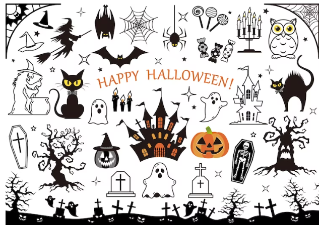 halloween drawings easy for kids