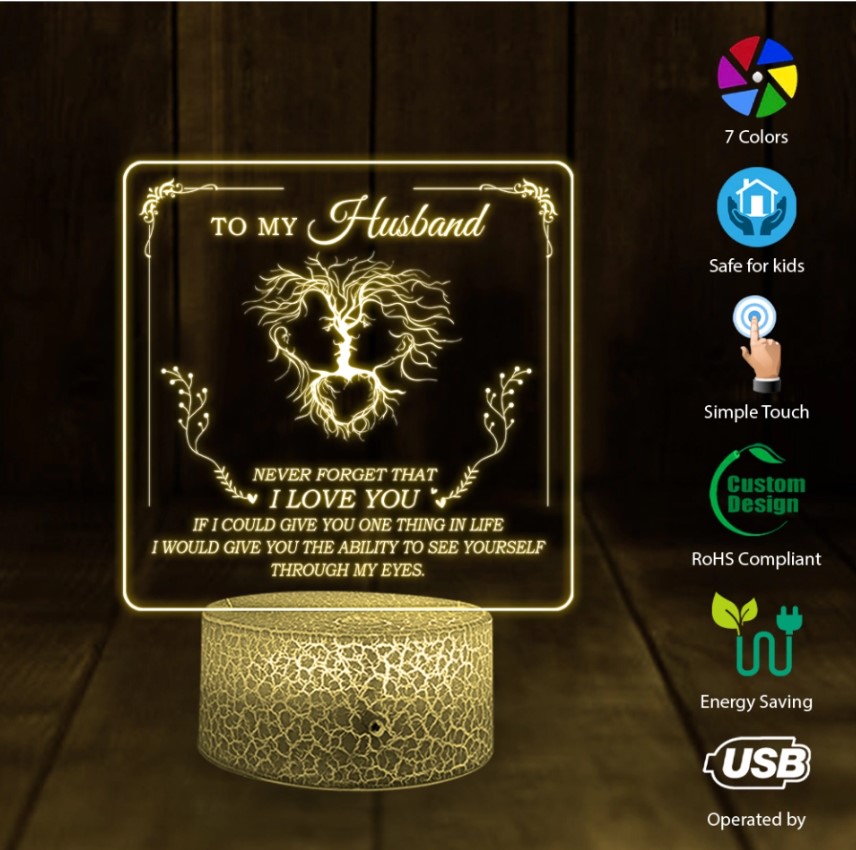 3D LED Illusion Lamp Tree Style