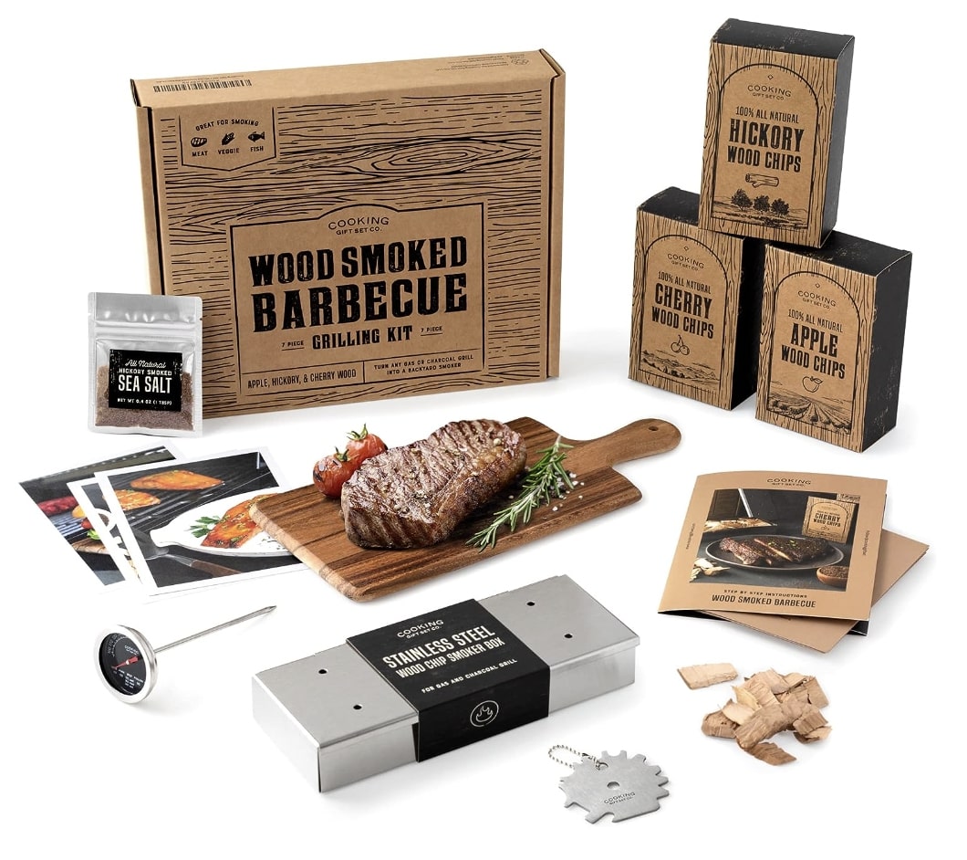 Wood Smoked BBQ Grill Kit