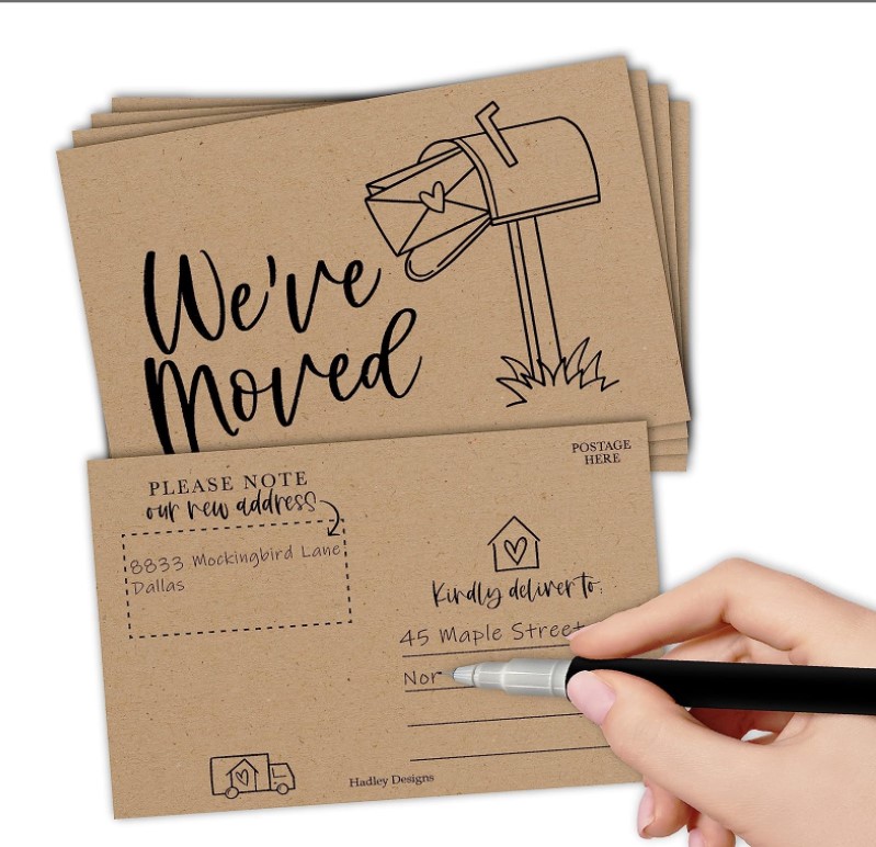 Change Of Address Postcards