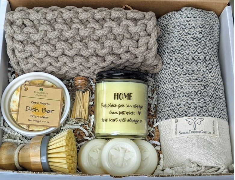 Housewarming Gift Basket - Filled with Items for New Home - Realtor Closing Gift Idea to Buyer, Custom, Make Build Your Own Curated Baskets or Box 