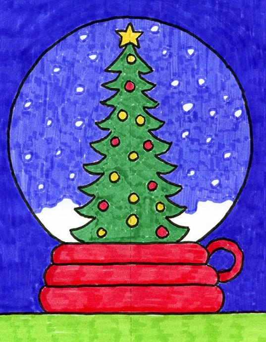 Christmas Drawing Ideas For Kids | Easy Christmas Drawings for a Merry Xmas  | By Simple DrawingsFacebook