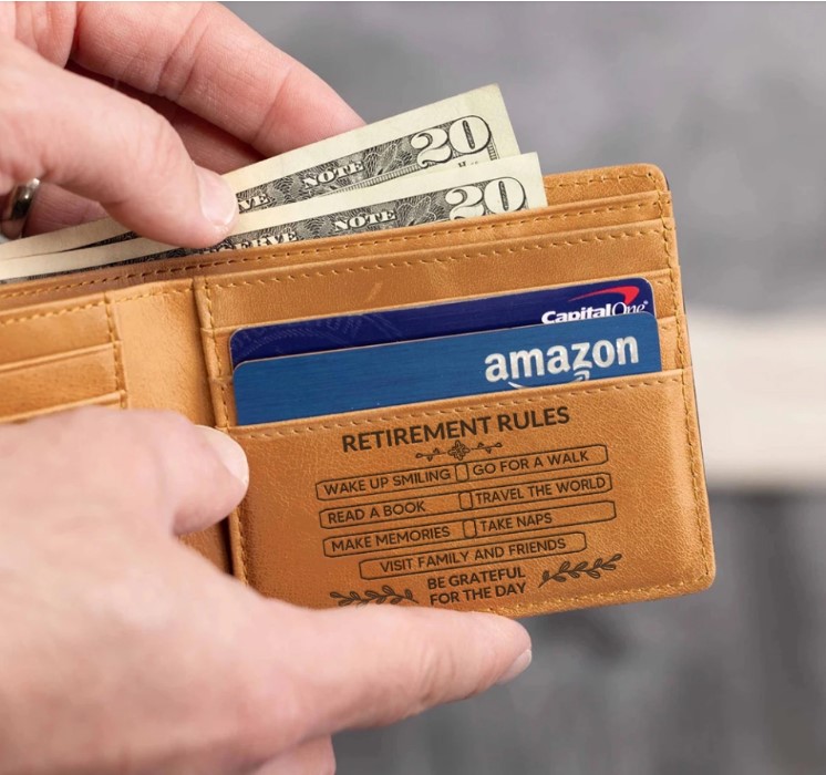 Personalized Engrave Leather Wallet