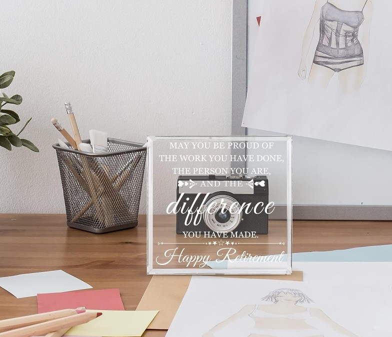 Clear Desk Decorative Sign