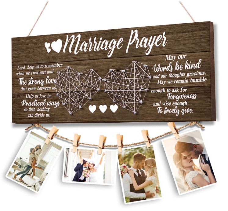 Homazing Wedding Gifts for Couple Unique Marriage Prayer India | Ubuy