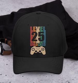 Personalized Level Unlocked Gaming Cap