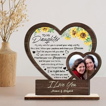 Mother Daughter Gift From Daughter, Mothers Day Sign Gift for Mom