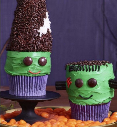 Frankenstein Cupcakes