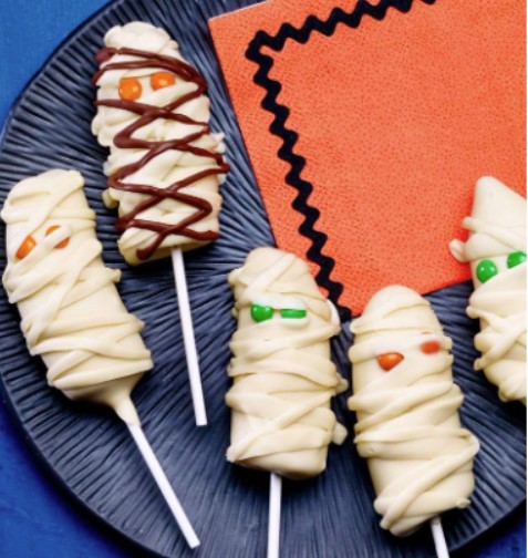 Banana Mummy Pops