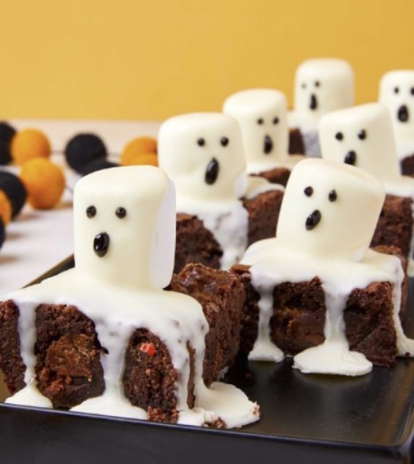 Cute Marshmallow Brownies