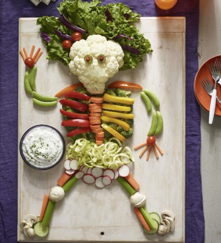 Vegetable Skeleton Crudite 