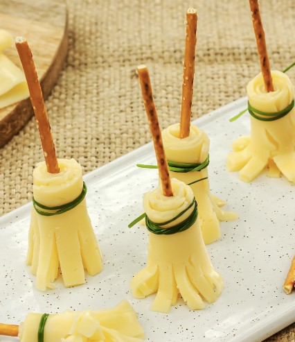 Cheese Witch Brooms