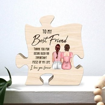 Friends Forever, Never Apart, Friendship Gift, Best Friend Gift, Long  Distance, Gifts for Her, Colleague Leaving Present, Wooden Heart Gift 