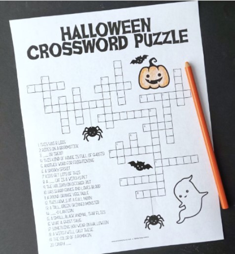 Crossword Puzzle for Halloween