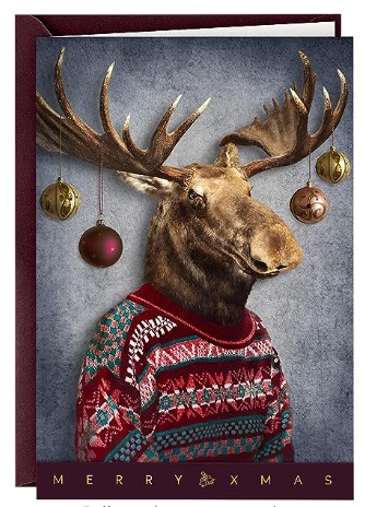 Funny Christmas Cards with Brown Envelope