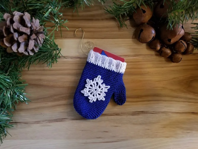 Mitten Ornament/Gift Card Holder

