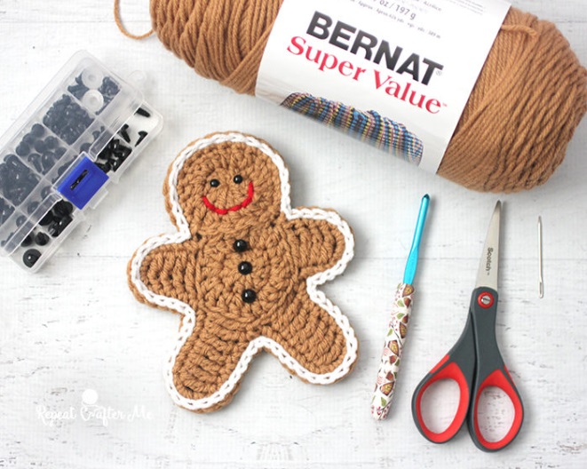 Crochet Gingerbread Man
