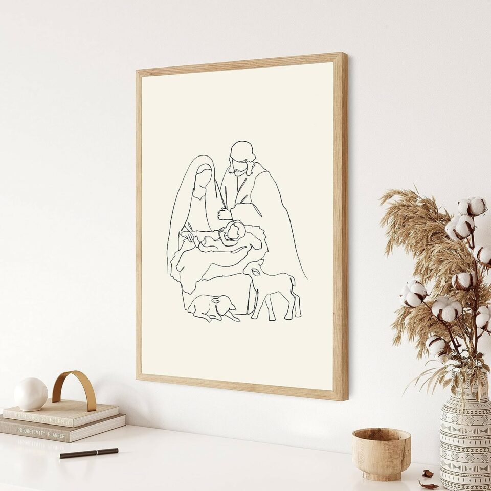 Nativity Scene Print
