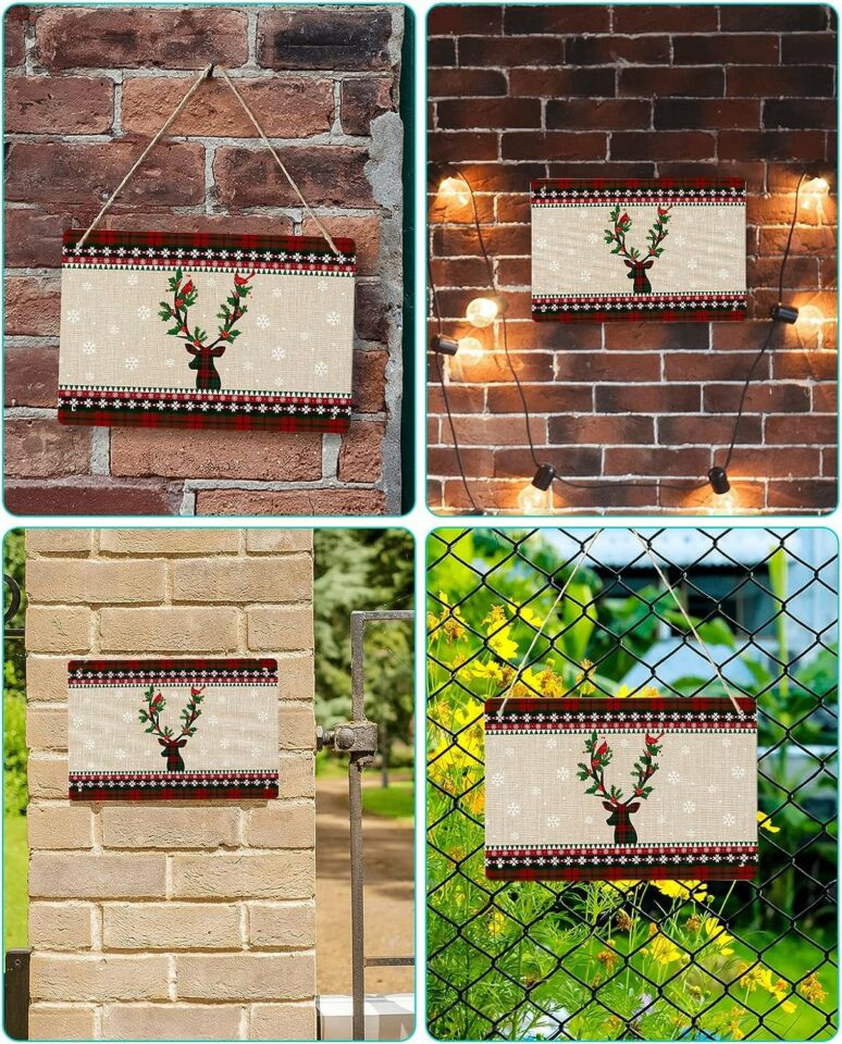 Burlap and Lace Wall Hangings
