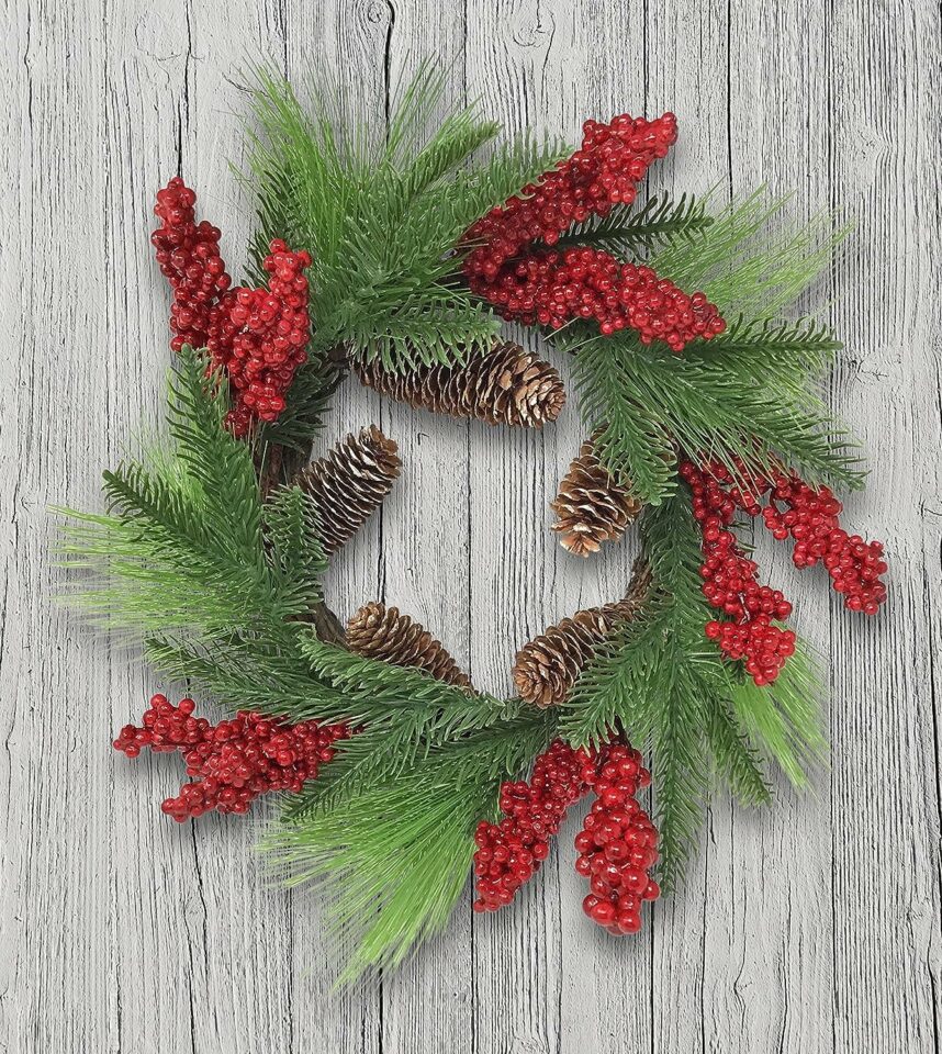 Holly and Berry Wreaths
