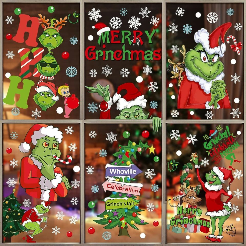 Christmas Window Stickers Double-Sided

