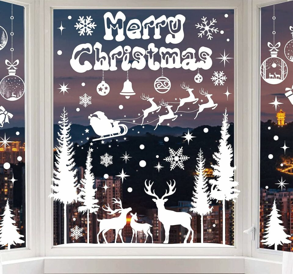 Frosted Window Scene Decals
