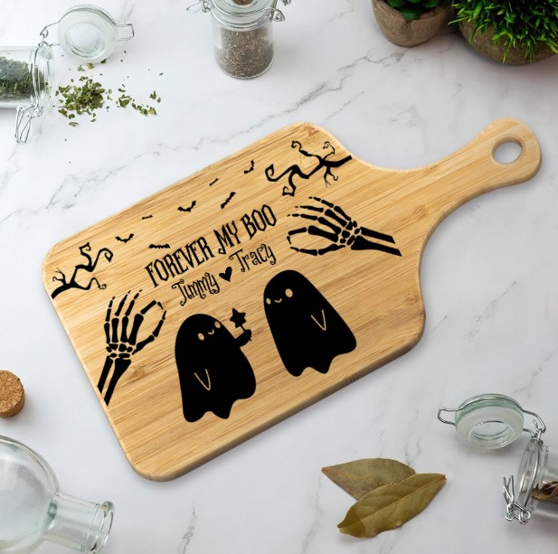 Personalized Hallowedding Cutting Board for Halloween Wedding Gift – milk &  honey