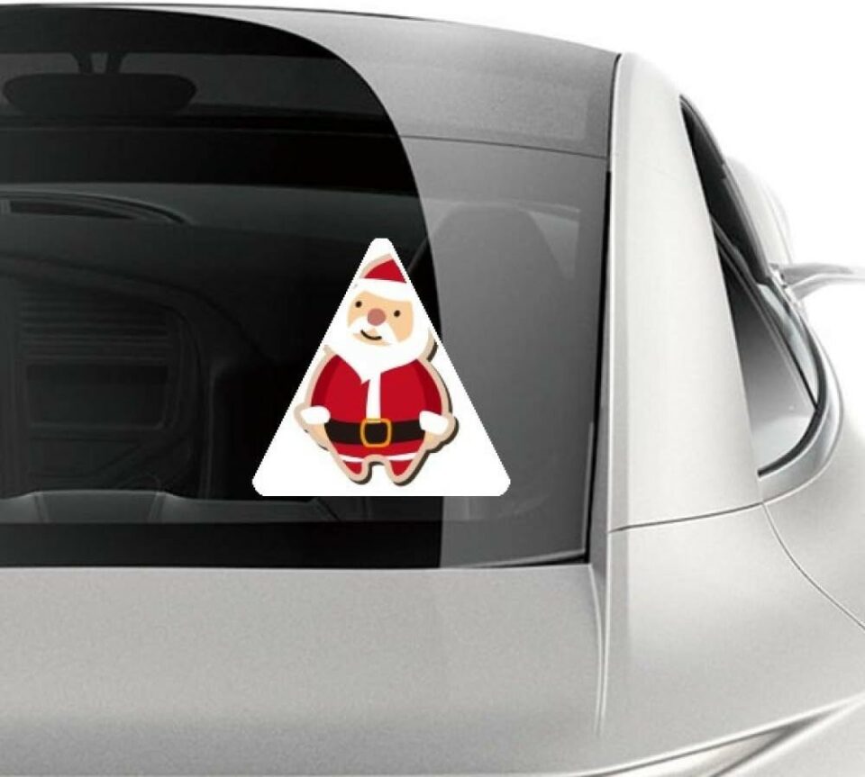 Santa Claus Christmas car sticker