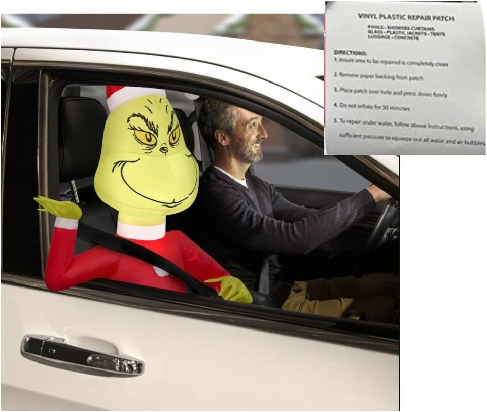 Christmas Inflatables Grinch Car Buddy
