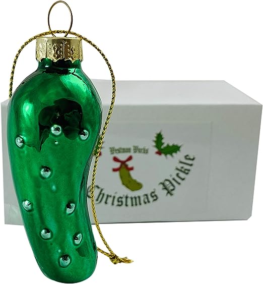 German traditional pickle ornament