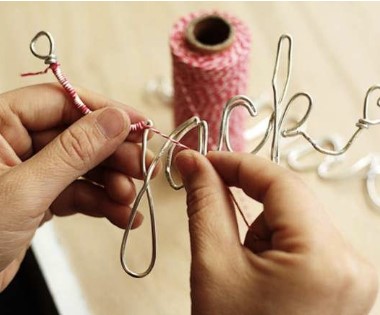 Personalized Wire Ornament