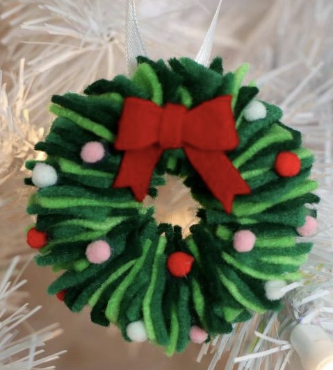 Mini Crochet Wreath Ornament