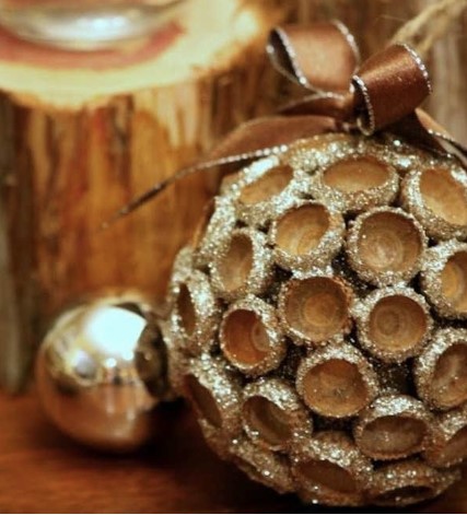 Made Ornament from Acorn 