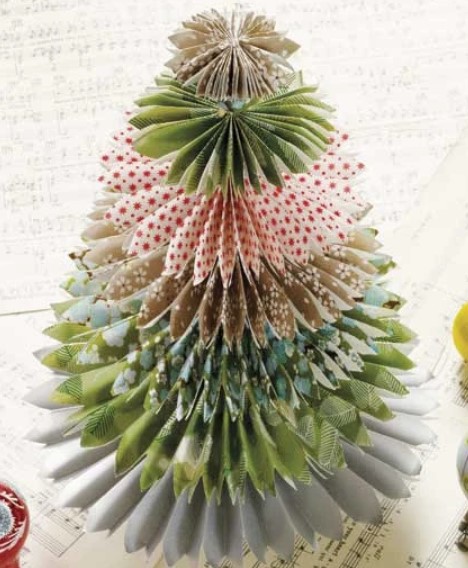 Paper Christmas tree Ornament 