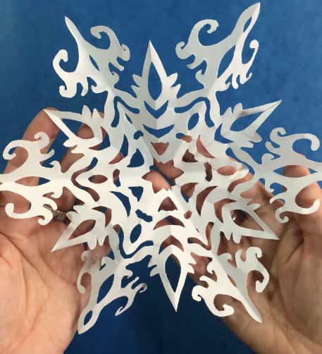 Paper Snowflakes Ornament 