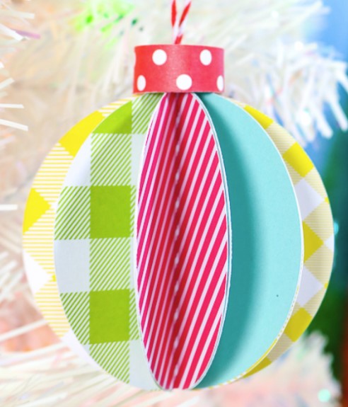 Wrapping Paper Theme Paper Ornaments