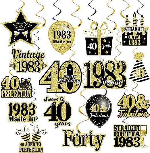 45+ 40th Birthday Decoration Ideas That Make Your Celebration Special ...