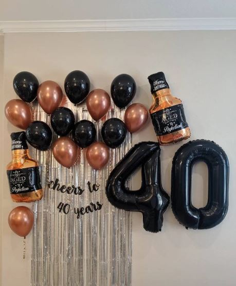 40th birthday decorations