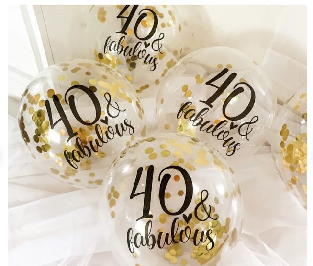 Cheers to 40 Years Birthday Decoration Set Whiskey Balloon 40th Birthday  Balloons Jumbo 40 40th Birthday Decorations 40 Black 40 